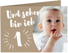 Einladungskarte Kindergeburtstag "Yippie"