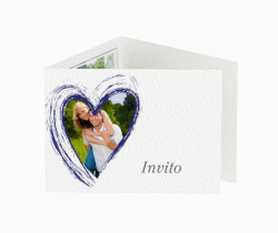 Klick: Details zu Inviti matrimonio collezione Tolone anzeigen Inviti matrimonio collezione Tolone A6 doppelt geklappt blu