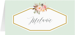 Klick: Details zu Tischkarte Hochzeit "Prachtvoll" anzeigen Tischkarte Hochzeit Prachtvoll Tischkarten mint