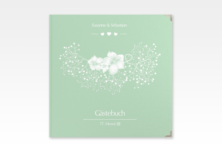 Gästebuch Selection Hochzeit Jena Leinen-Hardcover mint