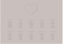 Klick: Details zu Sitzplan Poster Hochzeit "Lebenstraum" anzeigen Sitzplan Poster Hochzeit Lebenstraum 70 x 50 cm Poster grau