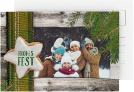 Klick: Details zu Weihnachtskarte "Zimtstern" anzeigen Weihnachtskarte "Zimtstern"