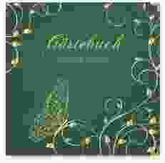 Gästebuch Selection Hochzeit Eternity Leinen-Hardcover gruen