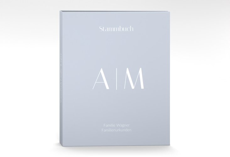 Stammbuch A4 Clean Initial Stammbuch A4 blau