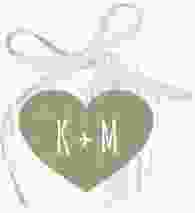Geschenkanhänger Hochzeit Shabby Geschenkanhänger, rund beige