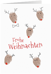 Klick: Details zu Weihnachtskarte "Rudolph" anzeigen Weihnachtskarte "Rudolph"