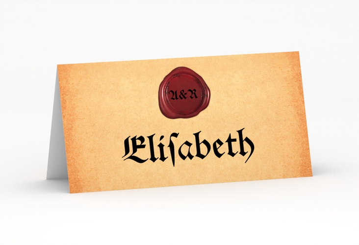 Tischkarte Hochzeit Mittelalter Tischkarten