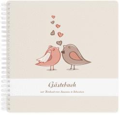 Klick: Details zu Gästebuch Hochzeit "Venedig" anzeigen Gästebuch Hochzeit "Venedig" Ringbindung