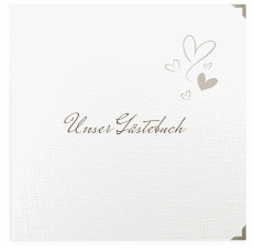 Klick: Details zu Gästebuch Selection Hochzeit "Purity" anzeigen Gästebuch Selection Hochzeit Purity Leinen-Hardcover weiss