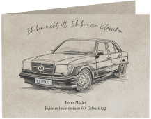 Klick: Details zu Einladung 60. Geburtstag "Oldtimer" anzeigen Einladung 60. Geburtstag Oldtimer