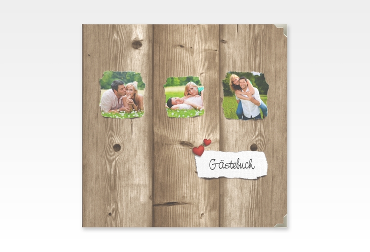 Gästebuch Selection Hochzeit Reichenhall Leinen-Hardcover braun