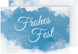Klick: Details zu Weihnachtskarte "Eisblume" anzeigen Weihnachtskarte "Eisblume"