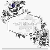 Gästebuch Creation Hochzeit Magnificent 20 x 20 cm, Hardcover blau