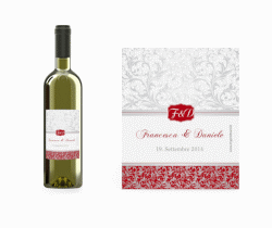 Klick: Details zu Etichette vino matrimonio collezione Latina anzeigen Etichette vino matrimonio collezione Latina Etikett Weinflasche 4er Set marrone