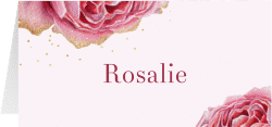 Klick: Details zu Tischkarte Hochzeit "Cherie" anzeigen Tischkarte Hochzeit Cherie Tischkarten rosa
