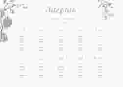 Sitzplan Poster Hochzeit "Salerno"