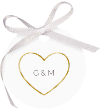 Geschenkanhänger Hochzeit "Lebenstraum"