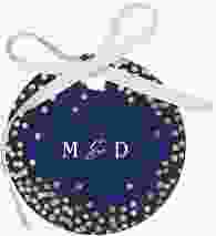 Geschenkanhänger Hochzeit "Glitter"