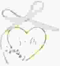 Geschenkanhänger Hochzeit "Greenheart"