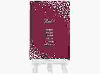 Tischaufsteller Hochzeit Glitter Tischaufsteller rot