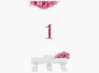 Tischnummer Hochzeit Cherie Tischaufsteller rosa