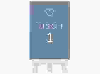 Tischnummer Hochzeit Lebenstraum Tischaufsteller blau