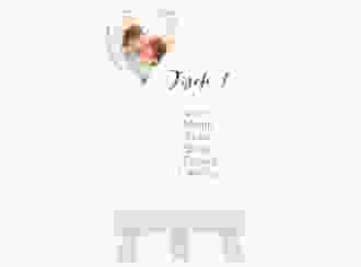 Tischaufsteller Hochzeit Liebe Tischaufsteller lila