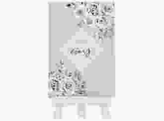 Tischnummer Hochzeit Romance Tischaufsteller rosa