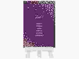 Tischaufsteller Hochzeit Glitter Tischaufsteller lila