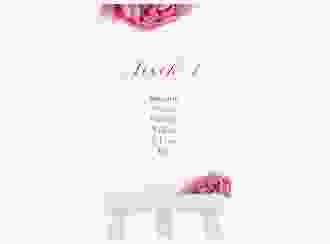 Tischaufsteller Hochzeit Cherie Tischaufsteller rosa