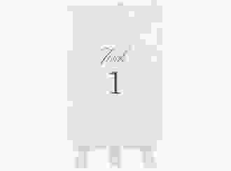 Tischnummer Hochzeit Glitter Tischaufsteller rosa