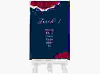 Tischaufsteller Hochzeit Cherie Tischaufsteller blau
