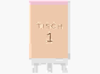 Tischnummer Hochzeit Lebenstraum Tischaufsteller rosa
