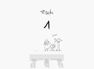 Tischnummer Hochzeit Family Tischaufsteller weiss