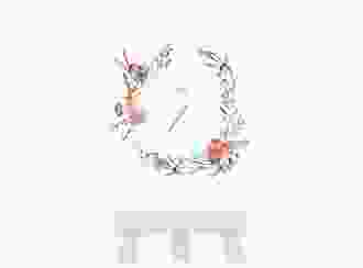 Tischnummer Hochzeit Sommergarten Tischaufsteller weiss