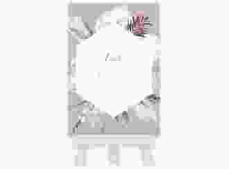 Tischnummer Hochzeit Bohemian Tischaufsteller flieder
