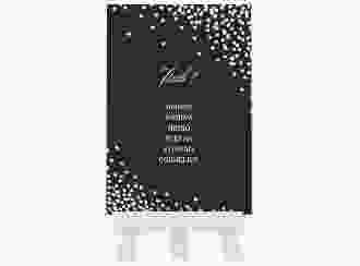Tischaufsteller Hochzeit Glitter Tischaufsteller schwarz