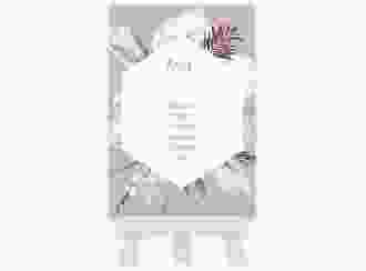 Tischaufsteller Hochzeit Bohemian Tischaufsteller flieder