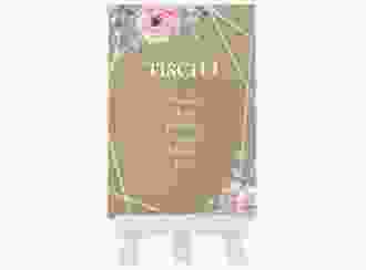 Tischaufsteller Hochzeit Perfection Tischaufsteller Kraftpapier mit rosa Rosen