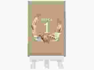 Tischnummer Hochzeit Bohochic Tischaufsteller Kraftpapier