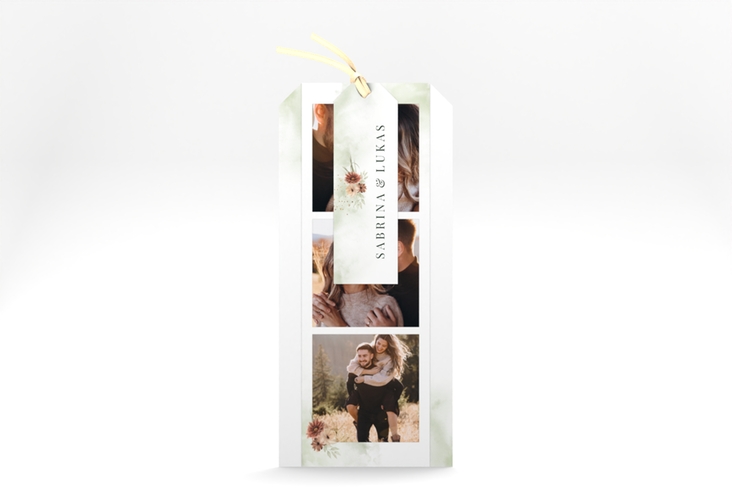 Hochzeitseinladung Odeur Kartentrio gruen