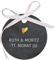 Klick: Details zu Geschenkanhänger Hochzeit "Chalkboard" anzeigen Geschenkanhänger Hochzeit "Chalkboard"