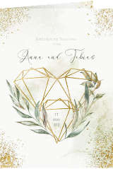 Klick: Details zu Kirchenheft Hochzeit "Heartfelt" anzeigen Kirchenheft Hochzeit Heartfelt