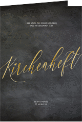 Klick: Details zu Kirchenheft Hochzeit "Chalkboard" anzeigen Kirchenheft Hochzeit Chalkboard