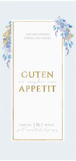 Klick: Details zu Menükarte Hochzeit "Blauregen" anzeigen Menükarte Hochzeit "Blauregen"