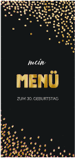 Klick: Details zu Menükarte Geburtstag "Glitzer" anzeigen Menükarte Geburtstag "Glitzer"