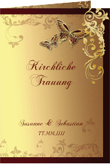 Kirchenheft Hochzeit "Toulouse"