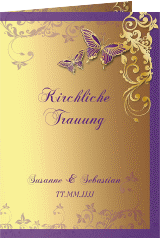 Klick: Details zu Kirchenheft Hochzeit "Toulouse" anzeigen Kirchenheft Hochzeit "Toulouse"