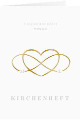 Klick: Details zu Kirchenheft Hochzeit "Infinity" anzeigen Kirchenheft Hochzeit "Infinity"