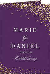 Kirchenheft Hochzeit Glitter